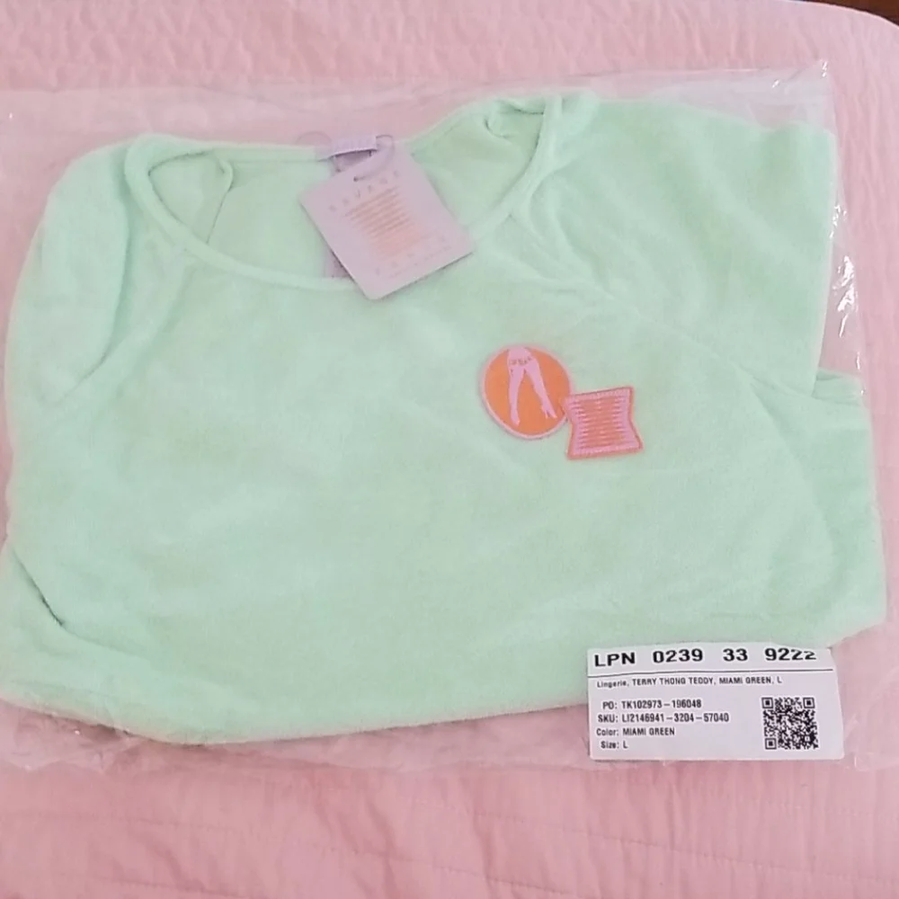 Savage X Fenty Terry thong teddy - Picture 3 of 4